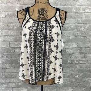 Skylar & Jade Floral Lace Tank Top